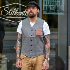 1937 Roamer Vest Grey Wabash
