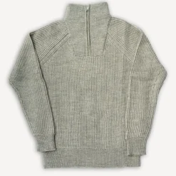 Alpaka-Stricktroyer Nolan Light Grey