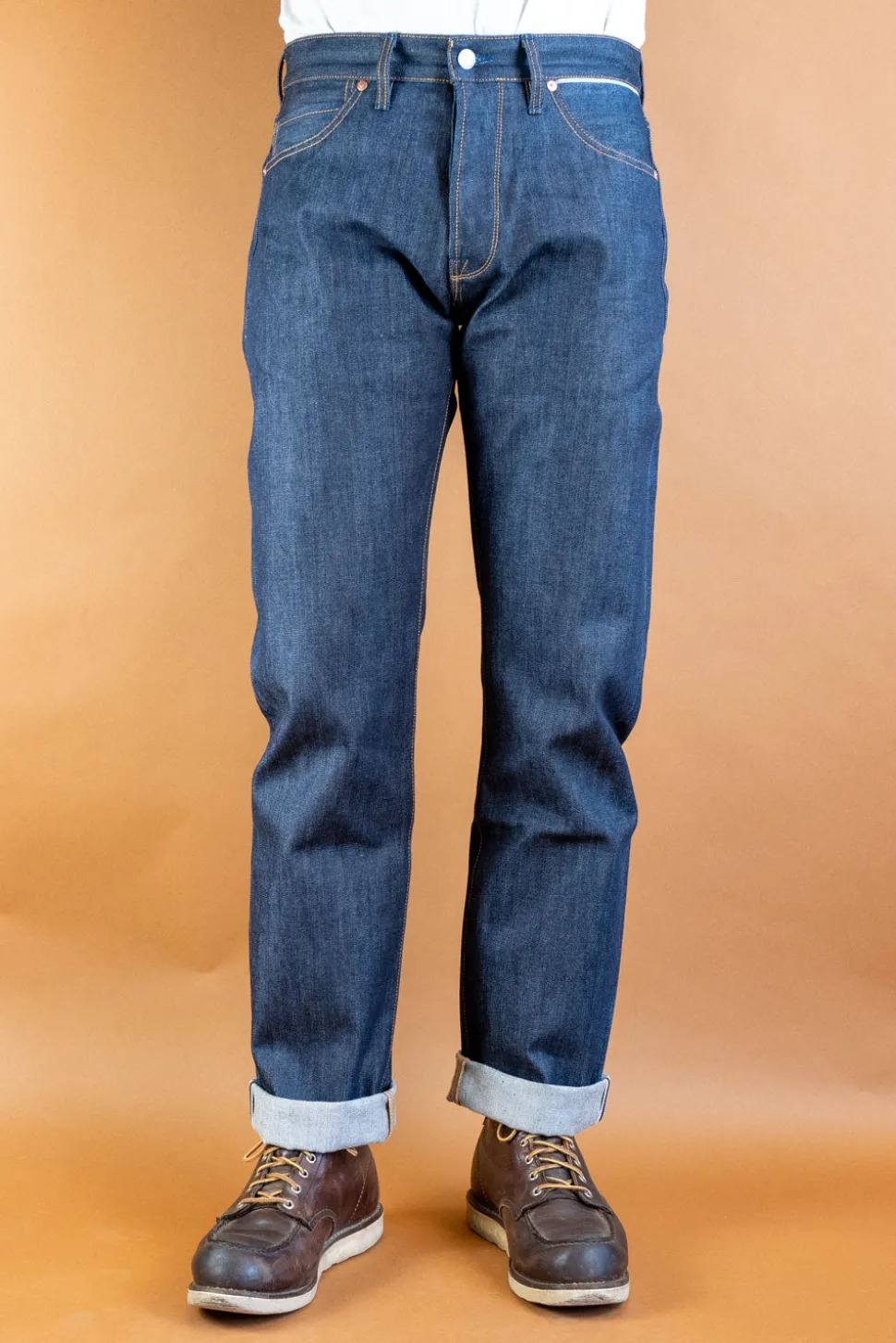 B-02 STRAIGHT Special #2 15 oz. Vintage Indigo Selvedge