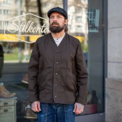 Bernard Loose Fit Light Jacket Coffee Brown