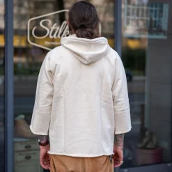 Boxing Hooded Sweatshirt 3/4 Natural