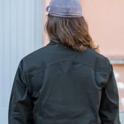 BWS-02 Utility Shirt 8oz. Herringbone Black