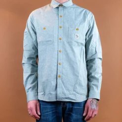 Chambray Work Shirt Green