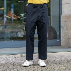 Chino Bio-Baumwolle Twill 300g Relaxed Fit Deep Black CHINO01