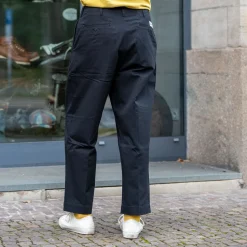 Chino Bio-Baumwolle Twill 300g Relaxed Fit Deep Black CHINO01