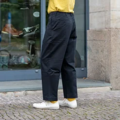 Chino Bio-Baumwolle Twill 300g Relaxed Fit Deep Black CHINO01