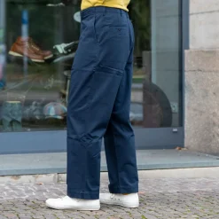 Chino Bio-Baumwolle Twill 300g Relaxed Fit Dark Navy CHINO01