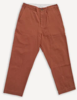Chino Bio-Baumwolle Twill 300g Relaxed Fit Chestnut CHINO01