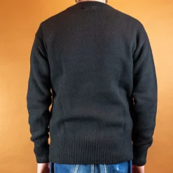 Classic Crewneck Pullover Merino/Cashmere Deep Black