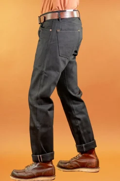 Clint Pants Gunpowder Selvage 14oz Black