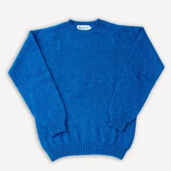 Crew Neck Sweater Super Soft Wool Atlantic Spray