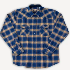 Dawson Shirt Check Flannel Indigo/Beige