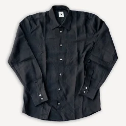 Feel Good Shirt Organic Linen Black
