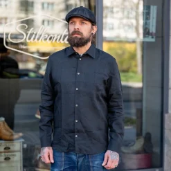 Feel Good Shirt Organic Linen Black