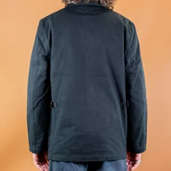 Five Poket Jacket Nebraska Cotton Black