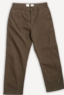 Frisco Chino Herringbone Cotton Java Brown