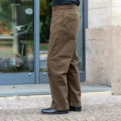 Frisco Chino Herringbone Cotton Java Brown