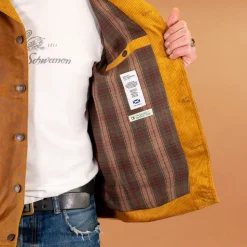 K6208 POLLUX WAX Waxed Cotton Jacket Gold