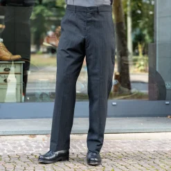 Ken Wide Cut Trousers Anthracite