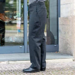 Ken Wide Cut Trousers Anthracite