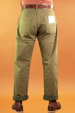 Kirk Pants Pineville Selvage 12oz Green