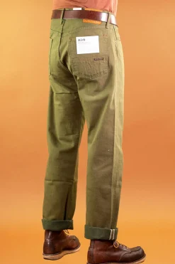 Kirk Pants Pineville Selvage 12oz Green
