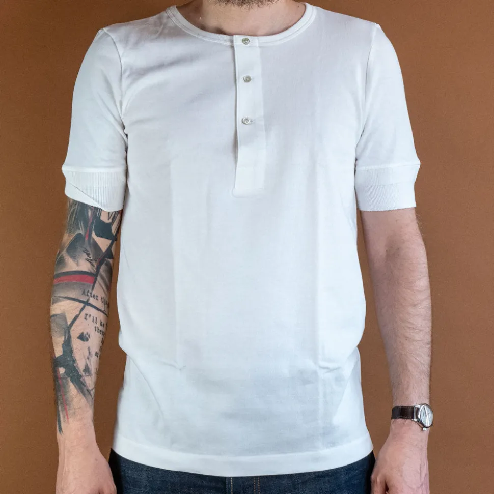 Knopfleistenhemd Kurzarm White