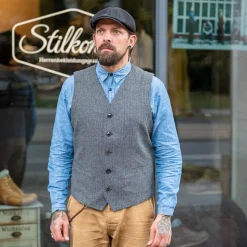 Knud Workwear Waistcoat Broken Grey