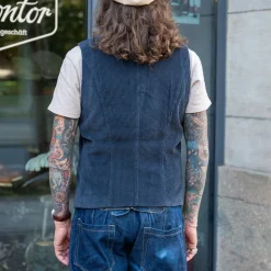 Knud Workwear Waistcoat Dusty Navy