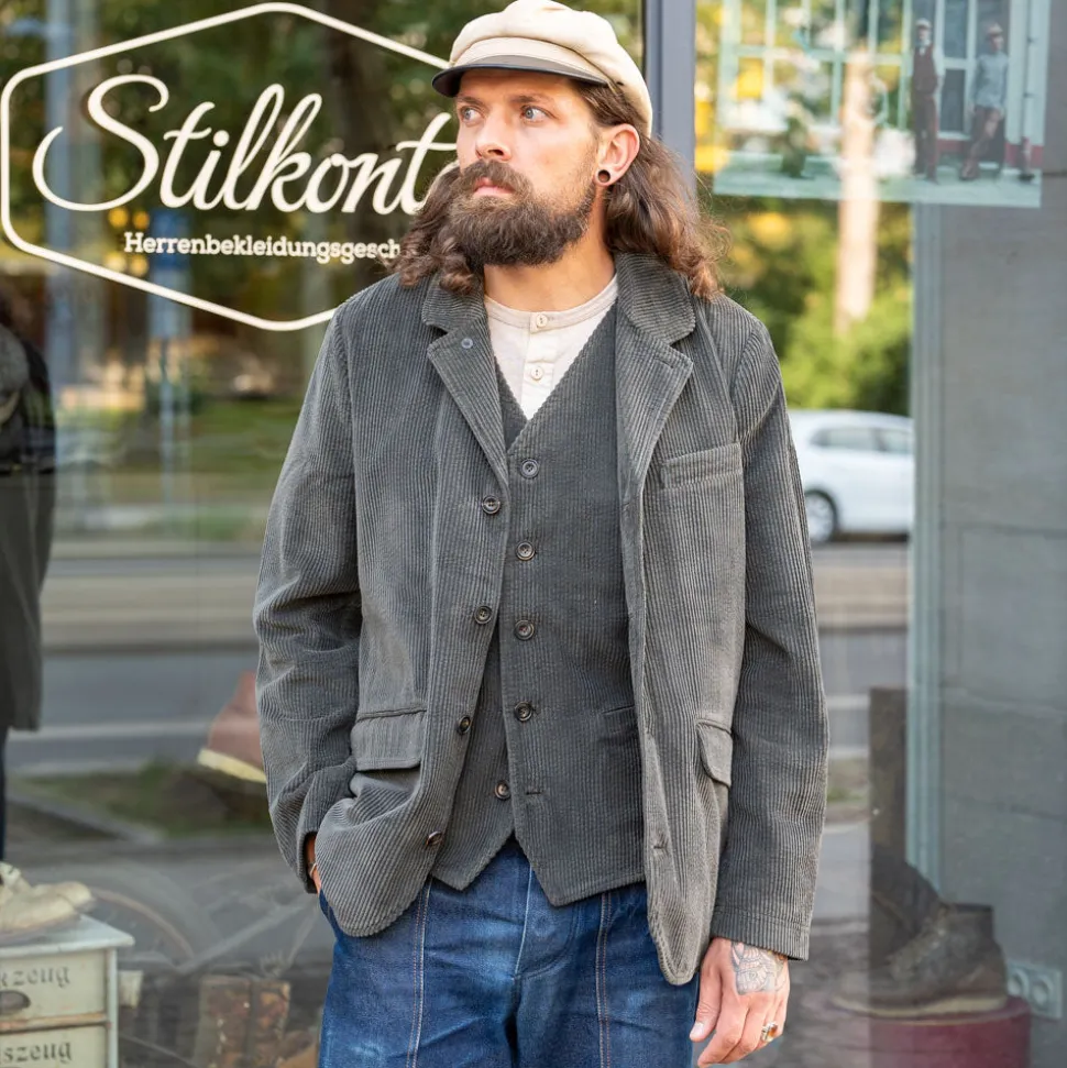 Knud Workwear Waistcoat Olive-Taupe