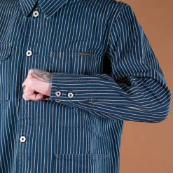 Kurt Single Stripe Indigo Jacket