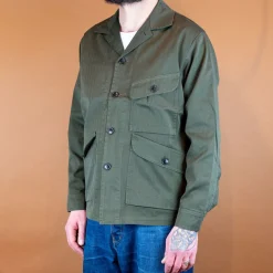 Lands Military HBT Jacket Olive