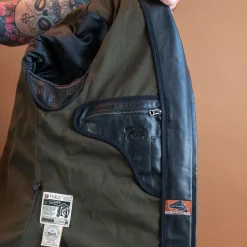 Lederjacke im Fliegerjackenstil Horsehide Black