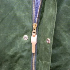 Long Mountain Jacket Waxed Green