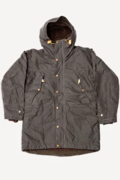 Long Mountain Jacket Waxed Chocolate