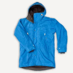 Long Mountain Jacket Waxed Mid Blue