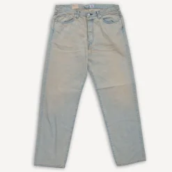 Loose Fit Kurabo 13,5oz Rainbow Selvage Blue Dusty Used