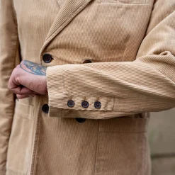 Manor Jacket Cord Fawn