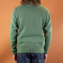 Men's Rollkragen Pullover Relaxed Fit Moss
