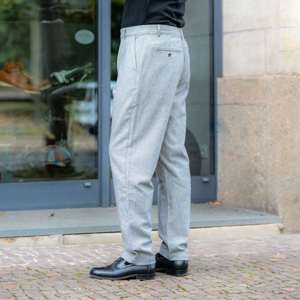 Military Chino Leon Tweed Grey