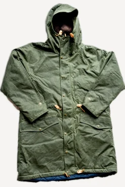 Mountain Parka Waxed Dark Green