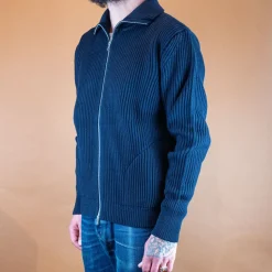 Navy Full Zip Pockets Navy