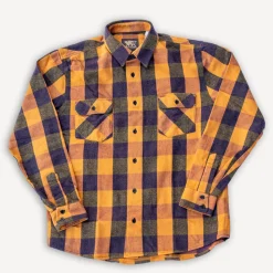 Norris Shirt Orange/Vine/Black