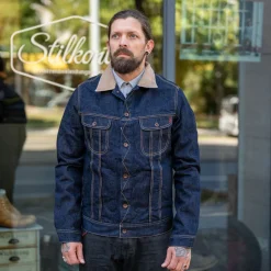 18oz Selvedge Denim Storm Rider Jacket IH-101J Indigo