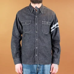 8oz Selvedge Denim Work Shirt Indigo