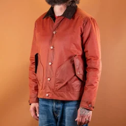 Pollux Waxed Cotton Jacket K6109 Brick Red