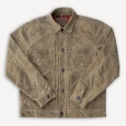 Riders Jacket Waxed Canvas Tobacco Brown RJ-1