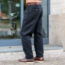 Service Chino Garage Cotton Black