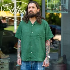 Shirt Shortsleeve Grain Green