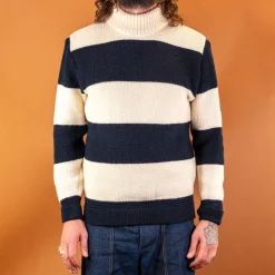 Signal Rollkragen Pullover Seashell/Ink